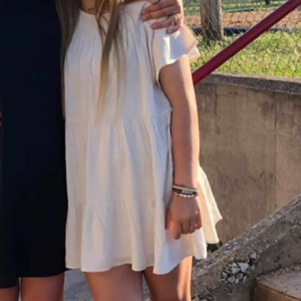Rustic short sleeve dress